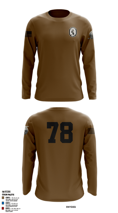 USS PORTER 70776734 Long Sleeve Performance Shirt - 1