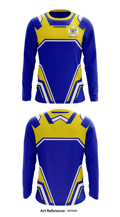 Mahopac Football 70070563 Long Sleeve Performance Shirt - 1