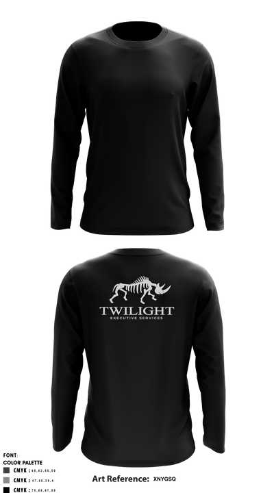 Twilight Executive Services 4698094 Long Sleeve Performance Shirt - 2