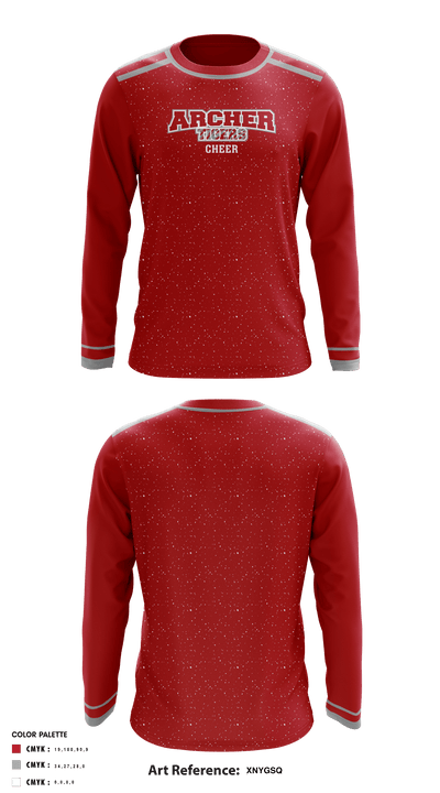 Archer Athletic Association 85302557 Long Sleeve Performance Shirt - 10