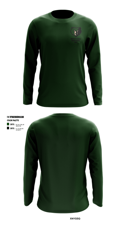 Newfound Regional High School Ski 67626251 Long Sleeve Performance Shirt - 1
