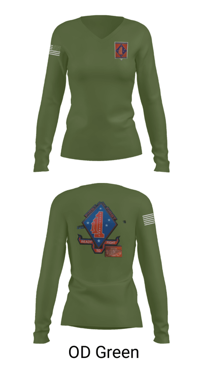 V1/1 23142041 Women's Long Sleeve V-neck Shirt - 40