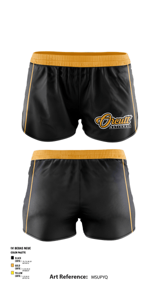 Women's Shorts, Orcutt National Little League, Baseball, Teamtime, Team time, sublimation, custom sports apparel, team uniforms, spirit wear, spiritwear, sports uniforms, custom shirts, team store, custom team store, fundraiser sports, apparel fundraiser