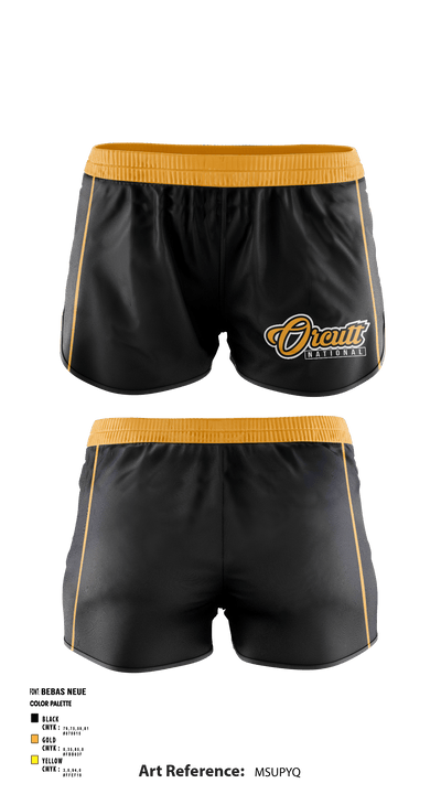 Orcutt National Little League 30117648 Women's Shorts - 2