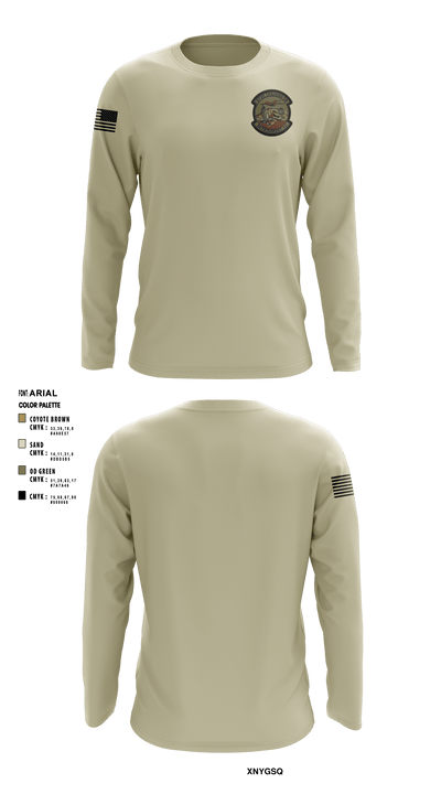 373 TRS / DET 12 70443179 Long Sleeve Performance Shirt - 8