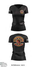 CLB-26 4251993 Women's Short Sleeve V-neck Shirt - 2