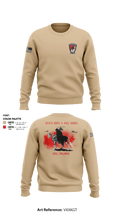 B Troop 6-6 CAV 27154728 Crew Neck Sweatshirt - 5