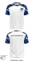 Oceanway Buccaneers 1510148 Short Sleeve Performance Shirt - 3