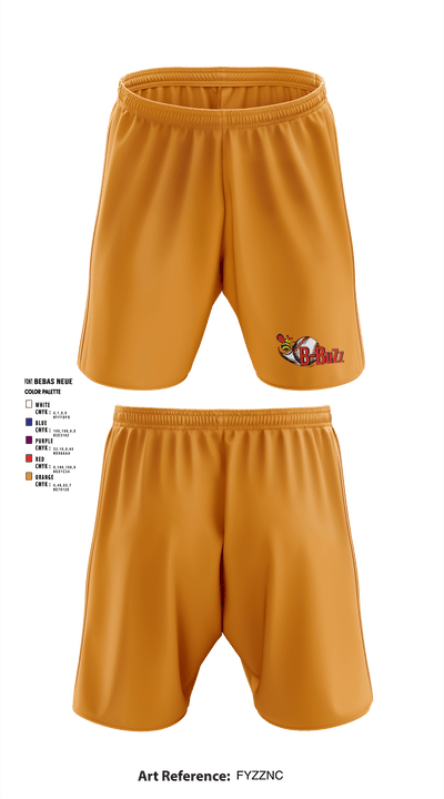 B Buzz Baseball League 70409945 Athletic Shorts With Pockets - 6