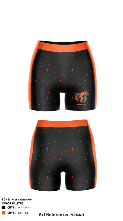 Baker University Wrestling 44034728 Compression Shorts - 1