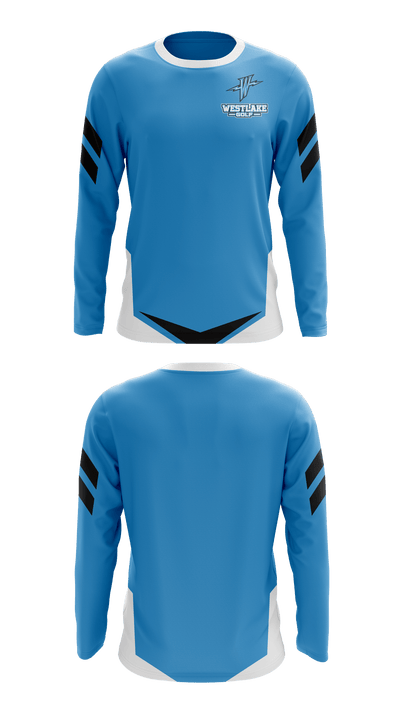 Westlake High School Golf 55684289 Long Sleeve Performance Shirt - 1