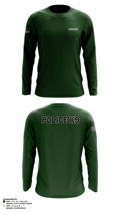 Police K9 35090090 Long Sleeve Performance Shirt - 1