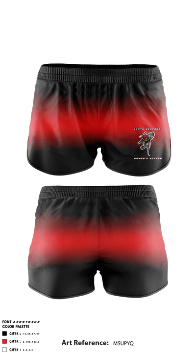 North Medford Soccer 23587202 Women's Shorts - 1