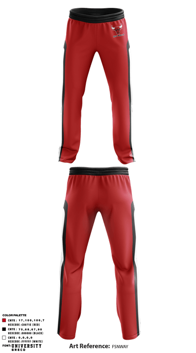 North Texas Youth Basketball Association 827750 Sweatpants - 3
