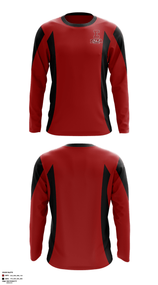 Long Sleeve Performance Shirt, Elyria High School Cheer, School Spirit Store, Teamtime, Team time, sublimation, custom sports apparel, team uniforms, spirit wear, spiritwear, sports uniforms, custom shirts, team store, custom team store, fundraiser sports, apparel fundraiser