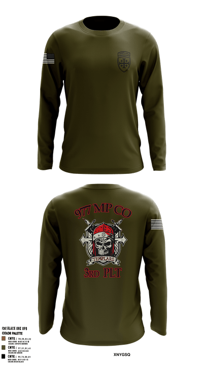 3/977 MP CO 21732710 Long Sleeve Performance Shirt - 1