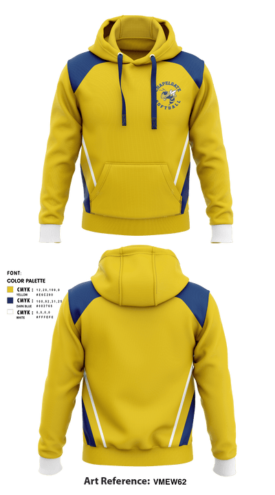 Chapelgate Christian Academy Softball 85394935 Hoodie - 1