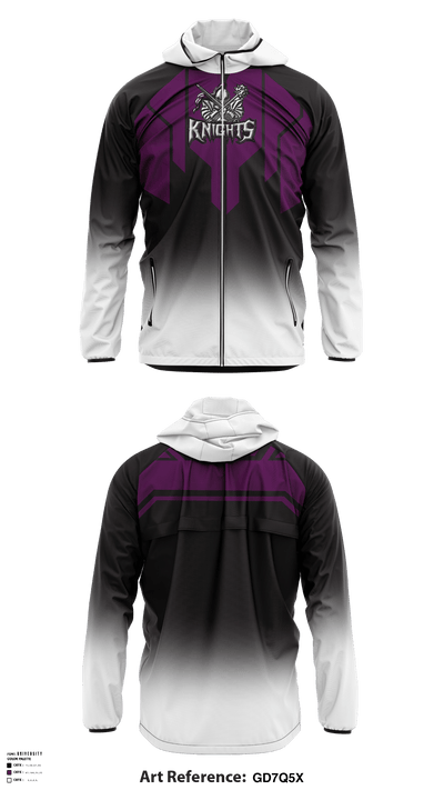 Southampton knights football 84258847 Windbreaker - 1