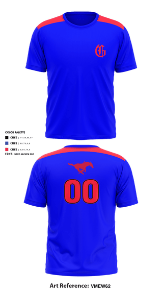 Short Sleeve Performance Shirt, Grapevine Mustangs - 11U, Baseball, Teamtime, Team time, sublimation, custom sports apparel, team uniforms, spirit wear, spiritwear, sports uniforms, custom shirts, team store, custom team store, fundraiser sports, apparel fundraiser