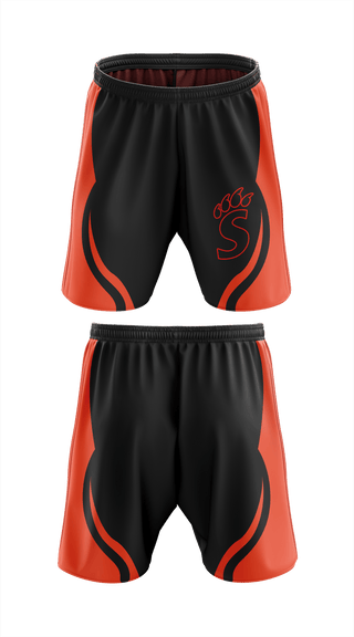 Athletic Shorts With Pockets, Spencerville High School Cheer, School Spirit Store, Teamtime, Team time, sublimation, custom sports apparel, team uniforms, spirit wear, spiritwear, sports uniforms, custom shirts, team store, custom team store, fundraiser sports, apparel fundraiser