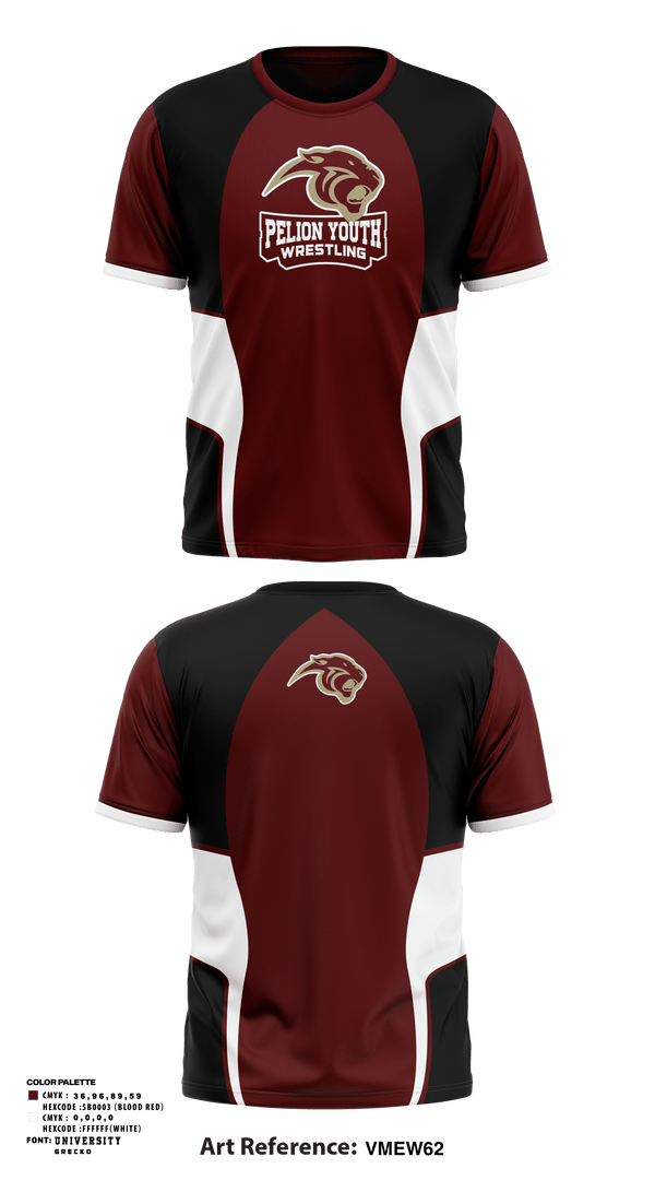 Short Sleeve Performance Shirt, Pelion Youth Wrestling, Wrestling, Teamtime, Team time, sublimation, custom sports apparel, team uniforms, spirit wear, spiritwear, sports uniforms, custom shirts, team store, custom team store, fundraiser sports, apparel fundraiser