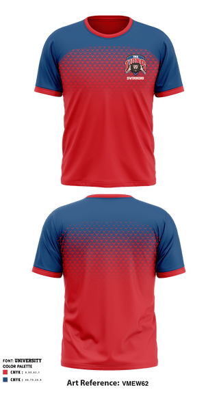 Short Sleeve Performance Shirt, The King's Academy Swimming, School Spirit Store, Teamtime, Team time, sublimation, custom sports apparel, team uniforms, spirit wear, spiritwear, sports uniforms, custom shirts, team store, custom team store, fundraiser sports, apparel fundraiser