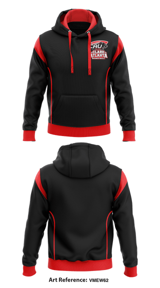 Hoodie, Clark Atlanta University Basketball, Men's Basketball, Teamtime, Team time, sublimation, custom sports apparel, team uniforms, spirit wear, spiritwear, sports uniforms, custom shirts, team store, custom team store, fundraiser sports, apparel fundraiser