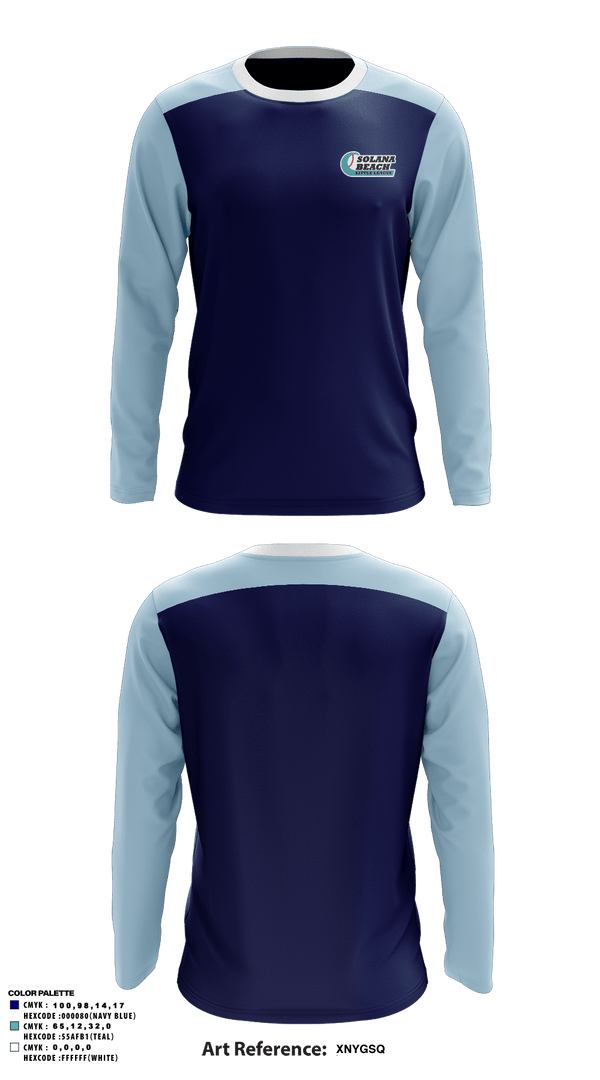Long Sleeve Performance Shirt, Solana Beach Little League, Baseball, Teamtime, Team time, sublimation, custom sports apparel, team uniforms, spirit wear, spiritwear, sports uniforms, custom shirts, team store, custom team store, fundraiser sports, apparel fundraiser