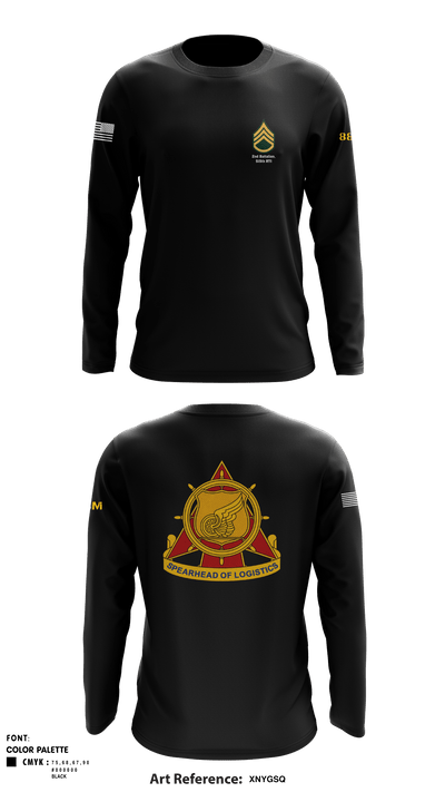 2nd Battalion, 515th RTI 62256009 Long Sleeve Performance Shirt - 1