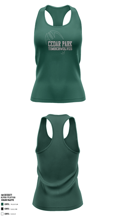 Cedar Park Timberwolves 13556335 Tank Top - 8
