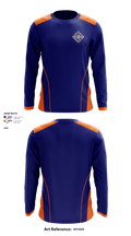 Delhi Minor Baseball Association 93957049 Long Sleeve Performance Shirt - 1