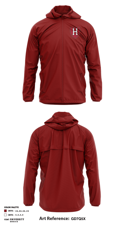 Harvard University Soccer 30051693 Windbreaker - 1