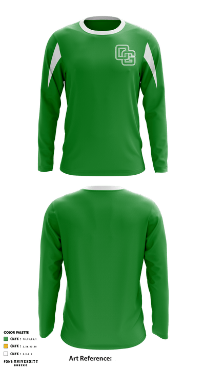 Oak Grove Youth Football Hornets 53909283 Long Sleeve Performance Shirt - 1