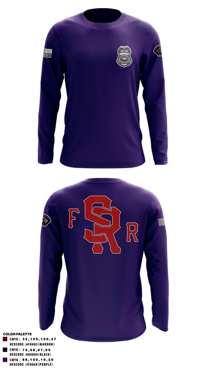 71st Battalion 72308651 Long Sleeve Performance Shirt - 3
