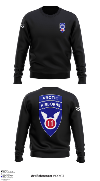 11th Airborne Division 20020731 Crew Neck Sweatshirt - 1