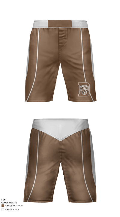 Delran High School Wrestling 89684871 Fight Shorts - 1