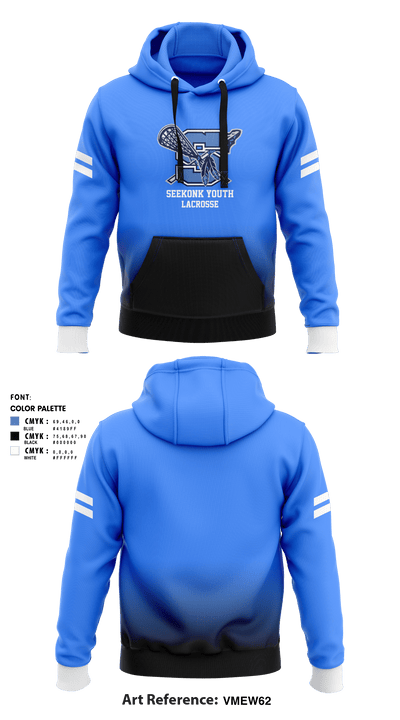 Seekonk Youth Lacrosse Association 36521970 Hoodie - 1