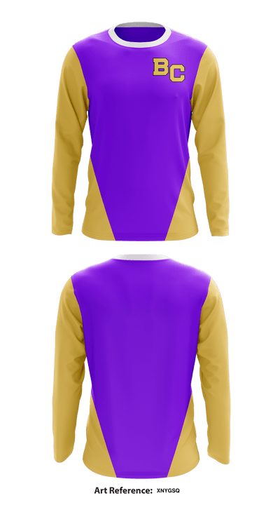 Bennett County Track & Field 93120892 Long Sleeve Shooting Shirt - 1
