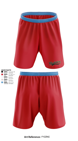 Athletic Shorts With Pockets, Gladiator Gold, Baseball, Teamtime, Team time, sublimation, custom sports apparel, team uniforms, spirit wear, spiritwear, sports uniforms, custom shirts, team store, custom team store, fundraiser sports, apparel fundraiser