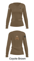 3rd plt 1st squad 3182446 Women's Long Sleeve V-neck Shirt - 44