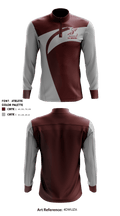 Lebanon High School Swimming 74214558 Quarter Zip Jacket - 1
