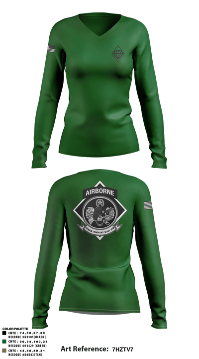 Joker Company 2/501 PIR 86092545 Women's Long Sleeve V-neck Shirt - 4