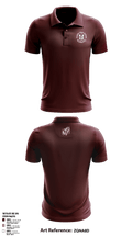 Uvalde High School NJROTC 20457756 Short Sleeve Performance Polo - 1