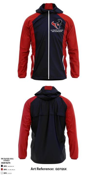 La Porte Texans And Darlings 74091330 Windbreaker - 1
