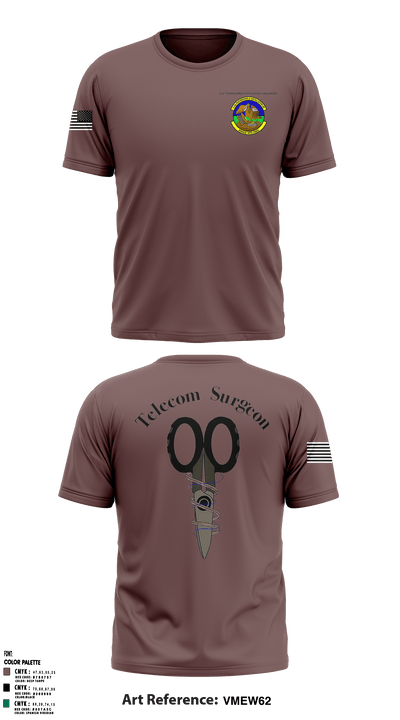 214 EIS 23605993 Short Sleeve Performance Shirt - 1
