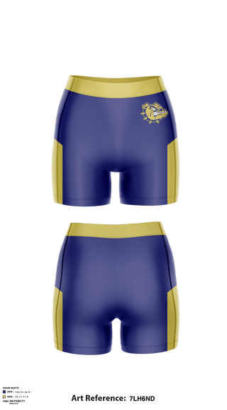 Women's Compression Shorts, C D Hylton High School Wrestling, Wrestling, Teamtime, Team time, sublimation, custom sports apparel, team uniforms, spirit wear, spiritwear, sports uniforms, custom shirts, team store, custom team store, fundraiser sports, apparel fundraiser