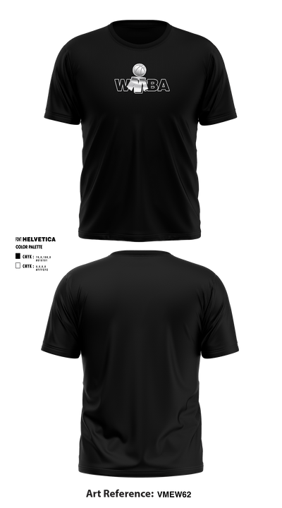 Winnipeg Minor Basketball Association 87280950 Short Sleeve Performance Shirt - 1