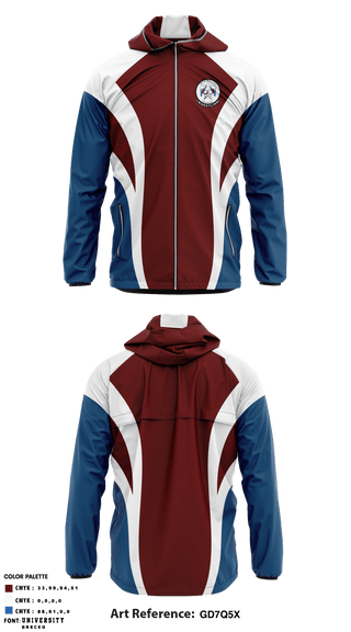 Windbreaker, UMA-HF Wrestling, Wrestling, Teamtime, Team time, sublimation, custom sports apparel, team uniforms, spirit wear, spiritwear, sports uniforms, custom shirts, team store, custom team store, fundraiser sports, apparel fundraiser