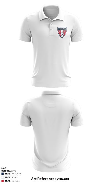 BUSA 13833283 Short Sleeve Performance Polo - 3