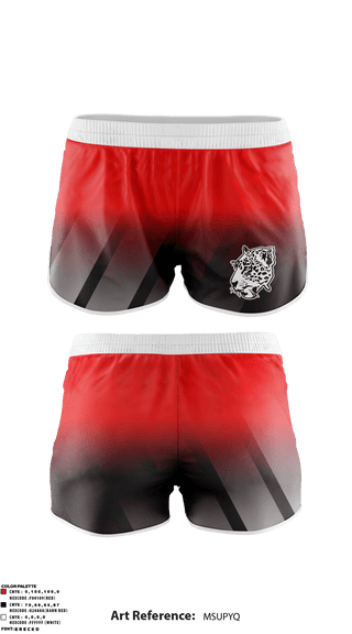 Womens Soccer Shorts, Jaguars, Women's Soccer, Teamtime, Team time, sublimation, custom sports apparel, team uniforms, spirit wear, spiritwear, sports uniforms, custom shirts, team store, custom team store, fundraiser sports, apparel fundraiser